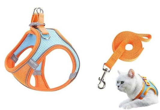cat harness with leash adjustable comfortable premium pet product india