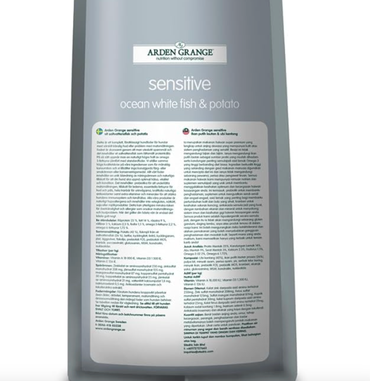 Arden Grange Elizabeth Sensitive White Fish and Potato,Dry, for Adult Dogs, 12 kg | Buy Online India | Premium Quality