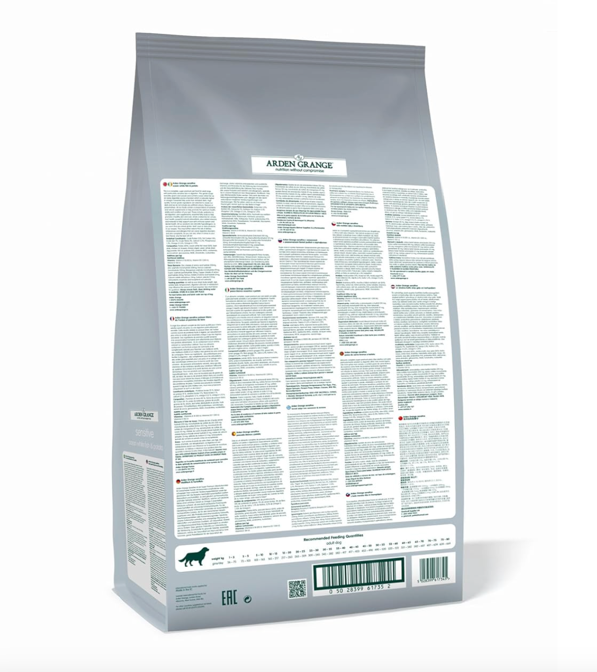 Arden Grange Elizabeth Sensitive White Fish and Potato,Dry, for Adult Dogs, 12 kg | Buy Online India | Premium Quality